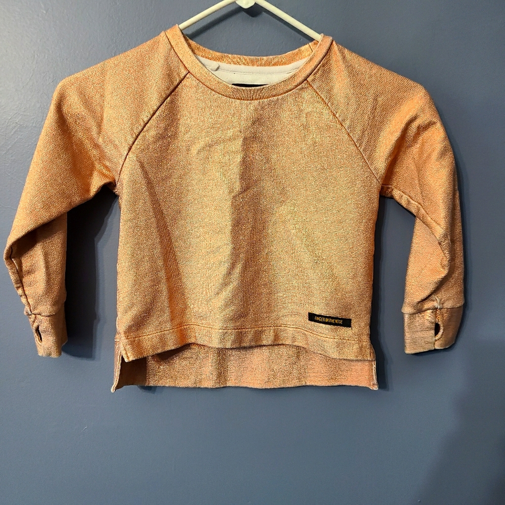 Finger in the Nose Copper girls crew neck sweater